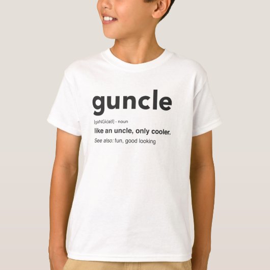 Funny Goom Definition Print T-shirt (Voorkant)