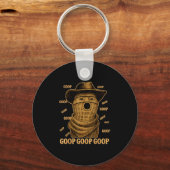 Funny Goop Goop Goop The Burnt Peanut Goop Bungula Sleutelhanger (Voorkant)