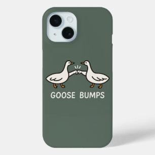 Funny Goose Bumps Cartoon   eerste bobbelganzendie iPhone 15 Case