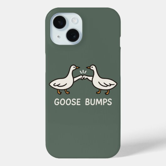 Funny Goose Bumps Cartoon | eerste bobbelganzendie Case-Mate iPhone Case (Achterkant)
