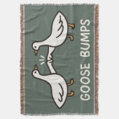 Funny Goose Bumps Cartoon | Fist Bump Geese Animal Deken (Voorkant Verticaal)