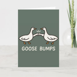 Funny Goose Bumps Cartoon | Fist Bump Geese Animal Kaart