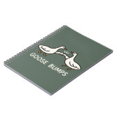 Funny Goose Bumps Cartoon | Fist Bump Geese Animal Notitieboek (Linkerzijde)