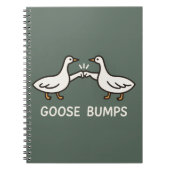 Funny Goose Bumps Cartoon | Fist Bump Geese Animal Notitieboek (Voorkant)
