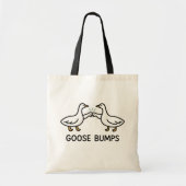 Funny Goose Bumps Cartoon | Fist Bump Geese Animal Tote Bag (Voorkant)