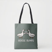 Funny Goose Bumps Cartoon Tote Bag (Voorkant)