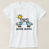 Funny Goose Bumps; Cute Summer with Geese T-shirt (Design voorkant)