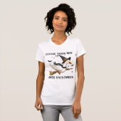 Funny Goose Halloween T-shirt (Voorkant volledig)