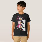 Funny Goose Happy Valentine Goose Cute Heart Lover T-shirt (Voorkant volledig)