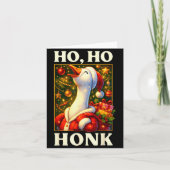 Funny Goose Ho Ho Honk Christmas Outfit For Men Wo Kaart (Voorkant)