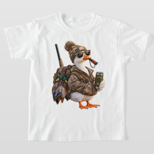Funny Goose Hunter Wilde Eenden Aangepast T-shirt