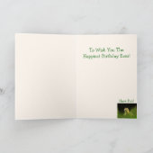 Funny Goose Joke Birthday Kaart (Binnen)