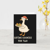 Funny Goose Pregnancy Pregnant Announcement To Hus Kaart (Gele Bloem)