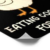 Funny Goose Pregnancy Pregnant Announcement To Hus Poster (Hoek)