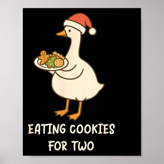 Funny Goose Pregnancy Pregnant Announcement To Hus Poster (Voorkant)