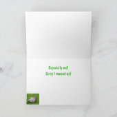 Funny Goose, sorry excuses Kaart (Binnen)