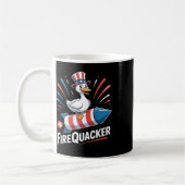 Funny Goose Vierde juli Firequacker Onafhankelijkh Koffiemok (Links)