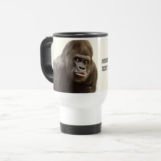 Funny Gorilla aangepaste mokken (Voorkant links)