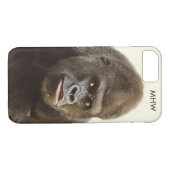 Funny Gorilla aangepaste monogram-hoesjes Case-Mate iPhone Case (Achterkant (Horizontaal))
