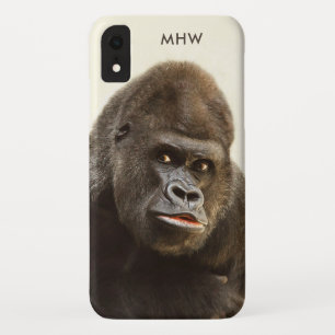 Funny Gorilla aangepaste monogram-telefoongevallen Case-Mate iPhone Case