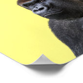 Funny Gorilla aangepaste tekst en foto poster (Hoek)