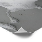 Funny Gorilla Bubble Bath Print, Bathroom Animal Poster (Hoek)