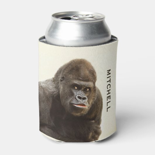Funny Gorilla custom koelbox Blikjeskoeler (Blikje Voorkant)