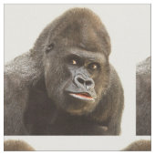 Funny Gorilla fabric Stof (Close Up)