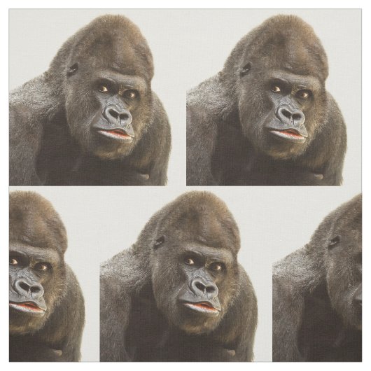 Funny Gorilla fabric Stof (Swatch)