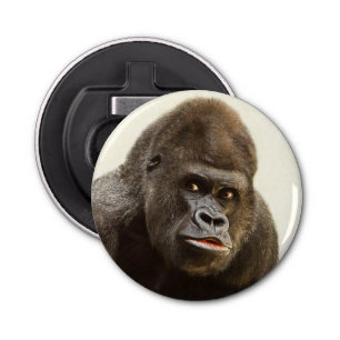Funny Gorilla flesopener Button Flesopener