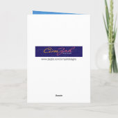 Funny Gorilla Flipping Geweldige BBQ Vaderdag Kaart (Achterkant)