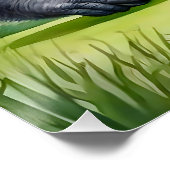 Funny Gorilla in Rode Honkbal Pet Spelen Golf Perfect Poster (Hoek)