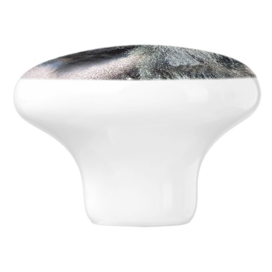 FUNNY GORILLA KERAMISCHE KNOP (Zijkant)