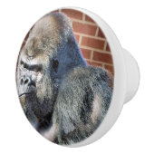 FUNNY GORILLA KERAMISCHE KNOP (Rechts)
