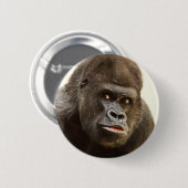 Funny Gorilla-knoppen Ronde Button 5,7 Cm (Voorkant /achterkant)