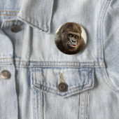 Funny Gorilla-knoppen Ronde Button 5,7 Cm (In situ)