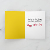 Funny Gorilla met verafgelegen en hoofdsetvader Kaart (Binnen)