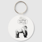Funny Gorilla Sleutelhanger (Voorkant)