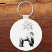 Funny Gorilla Sleutelhanger (Voorkant)