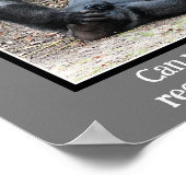 Funny Gorilla, te veel Weekend Party Poster (Hoek)