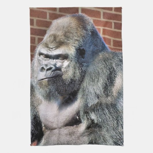 FUNNY GORILLA THEEDOEK (Verticaal)