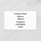 FUNNY GORILLA VISITEKAARTJE (Achterkant)