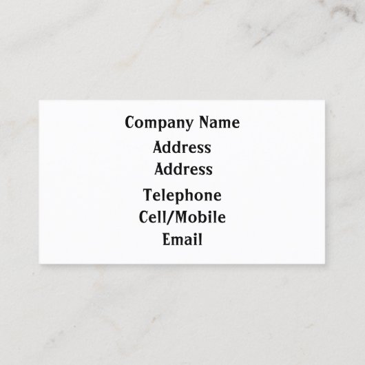 FUNNY GORILLA VISITEKAARTJE (Achterkant)