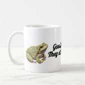 ✨ Funny Gossip Frog Mug |“They Drink & Talk” Quote Koffiemok (Links)