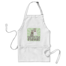 Funny got Flava Gezegde Zout en Pepper Cartoon Standaard Schort