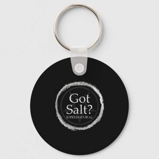Funny Got Salt Supernatural Salt Circle Lit Gft Te Sleutelhanger (Voorkant)