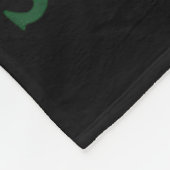 Funny Goth Christmas Pun Y Reindeer Skeleton Xmas  Fleece Deken (Hoek)