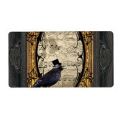 Funny  Gothic bruiloft Etiket (Voorkant)