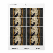 Funny  Gothic bruiloft Etiket (Full Sheet)