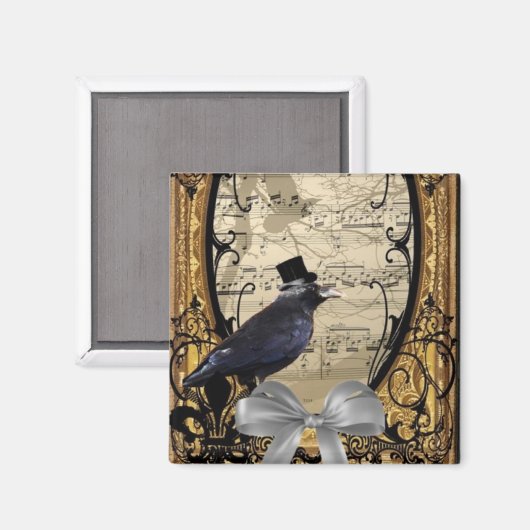 Funny  Gothic bruiloft Magneet (Voorkant / Achterkant)